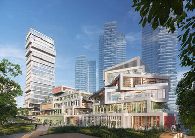 MVRDV 在中国成都麓湖生态城设计 LuLa Light 购物中心