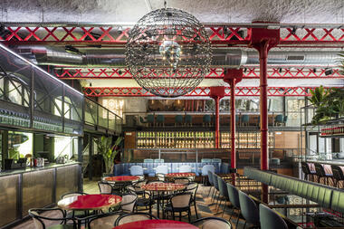 Interiors of Bars and Restaurants that Blend Cultures, Arts, and Materials: El Equipo Creativo and Their Works in Barcelona