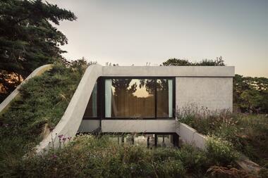 Casas en Argentina: cubiertas verdes que fusionan arquitectura y paisaje