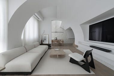 Ts Lunar Cavern Duplex Residence  / TAA DESIGN + KHOA VU 