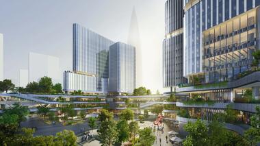 Büro Ole Scheeren Designs a New Mixed-Use Urban Complex in Shenzhen, China